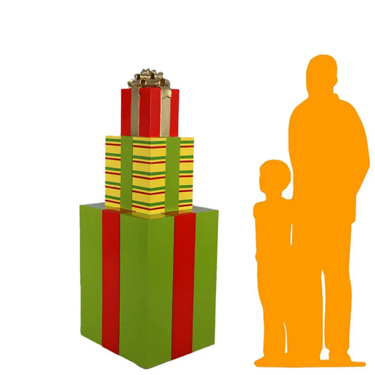 Stacked Gifts Over Sized Statue S0217-150405-H