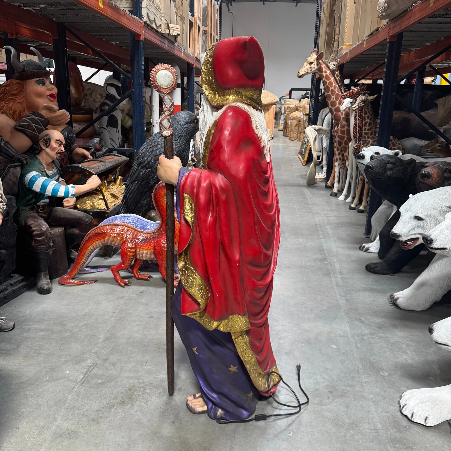 Merlin The Wizard Life Size Statue LS031-1571-A