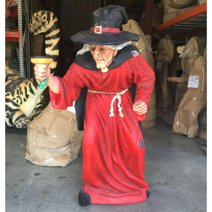 Witch Life Size Statue - LM Treasures Prop Rentals 