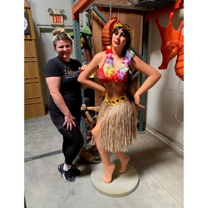 Hula Girl Hawaiian Life Size Statue