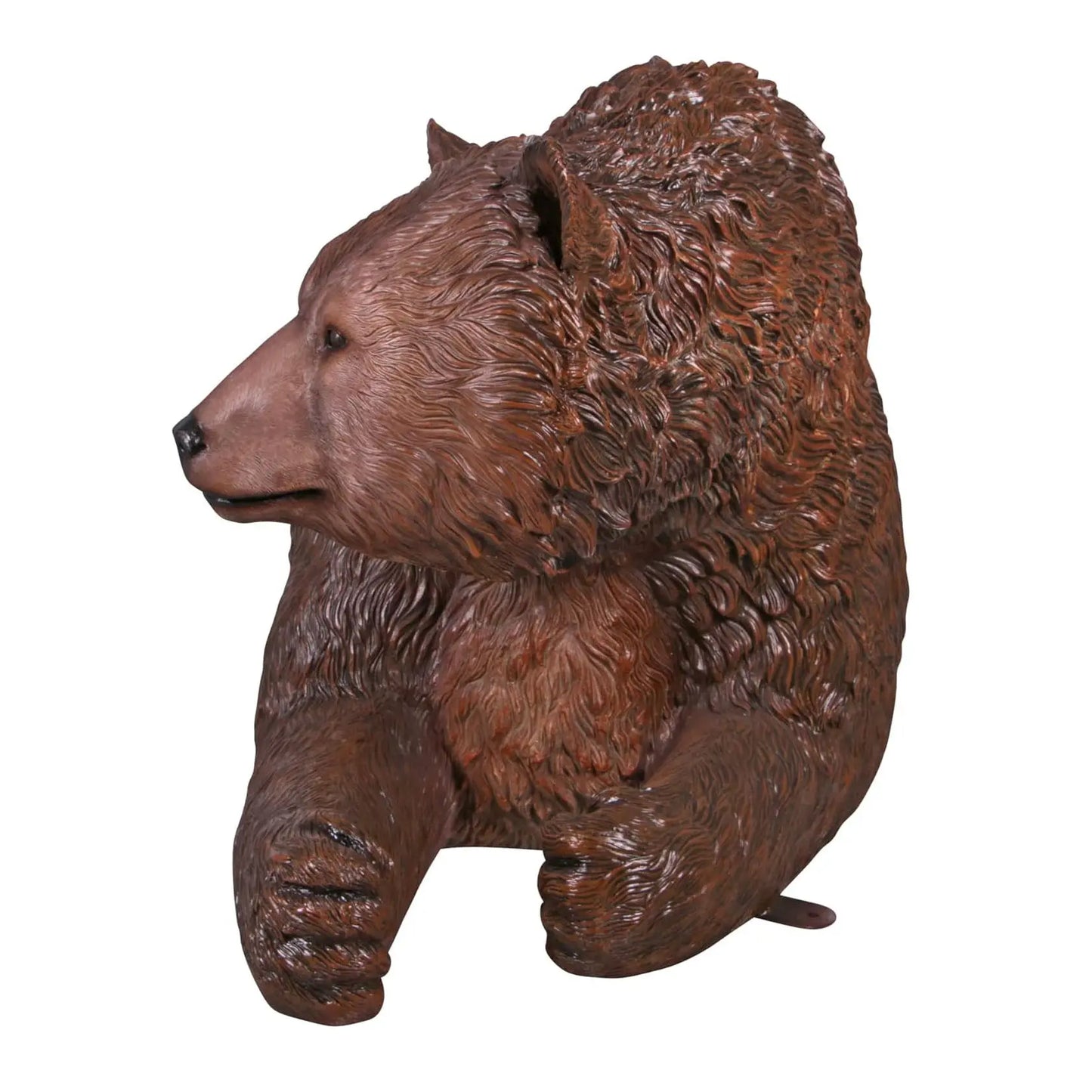 Grizzly Bear Bench Statue A0891G-160017-H