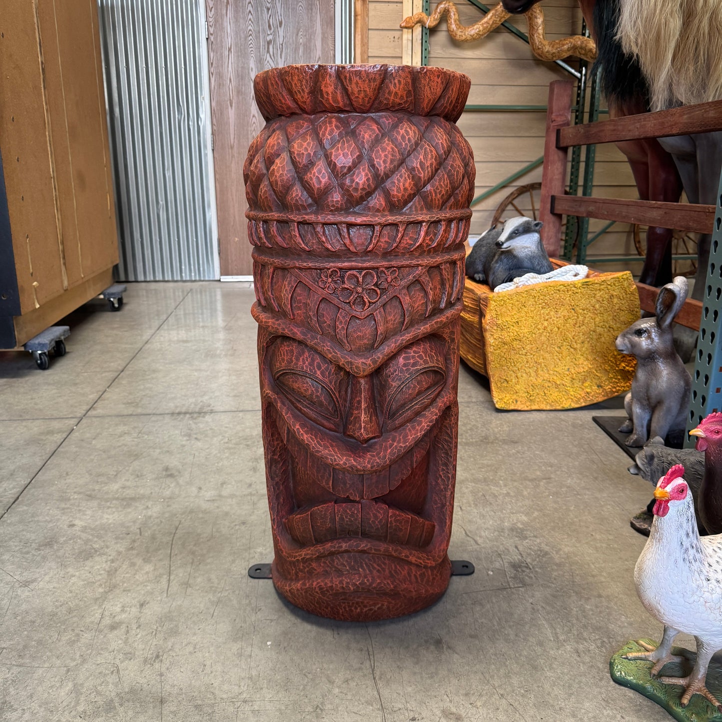 Grand Island Tiki Totem Console Statue M0244-160020-H