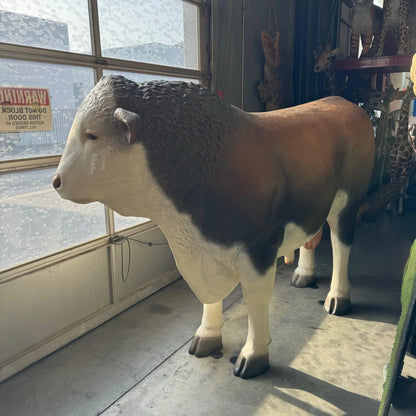 Hereford Bull Life Size Statue