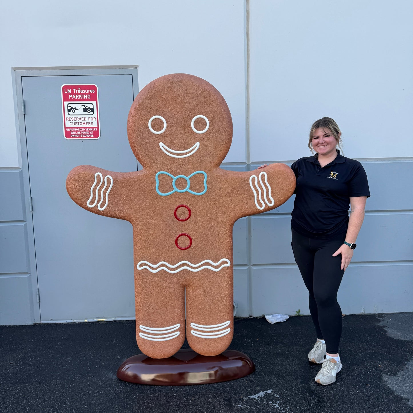 Man Gingerbread Cookie Statue S0095-160205-H