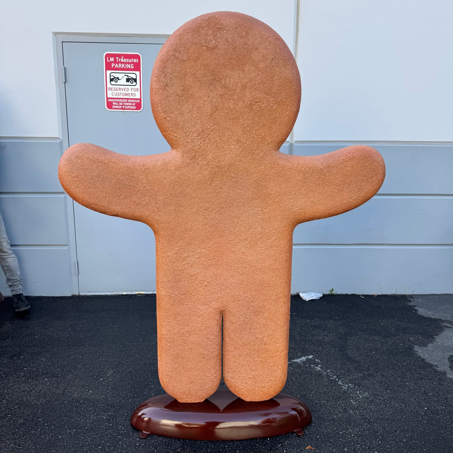 Man Gingerbread Cookie Statue S0095-160205-H