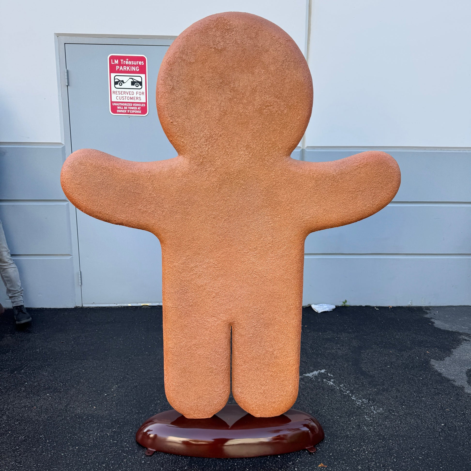 Man Gingerbread Cookie Statue S0095-160205-H
