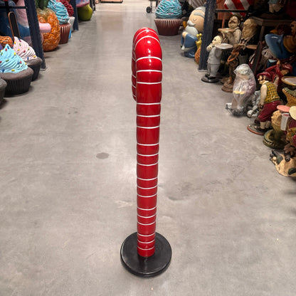 Small Red Cushion Candy Cane Statue S0094-160216-H