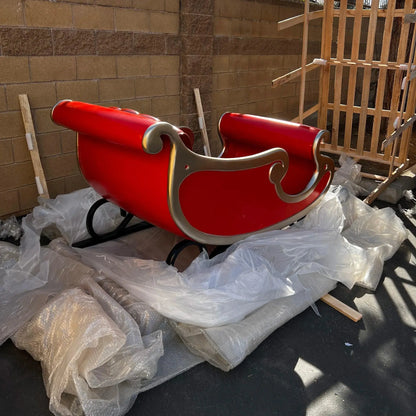 Santa's Sleigh Photo Op Over Sized Statue S0210-160264-H