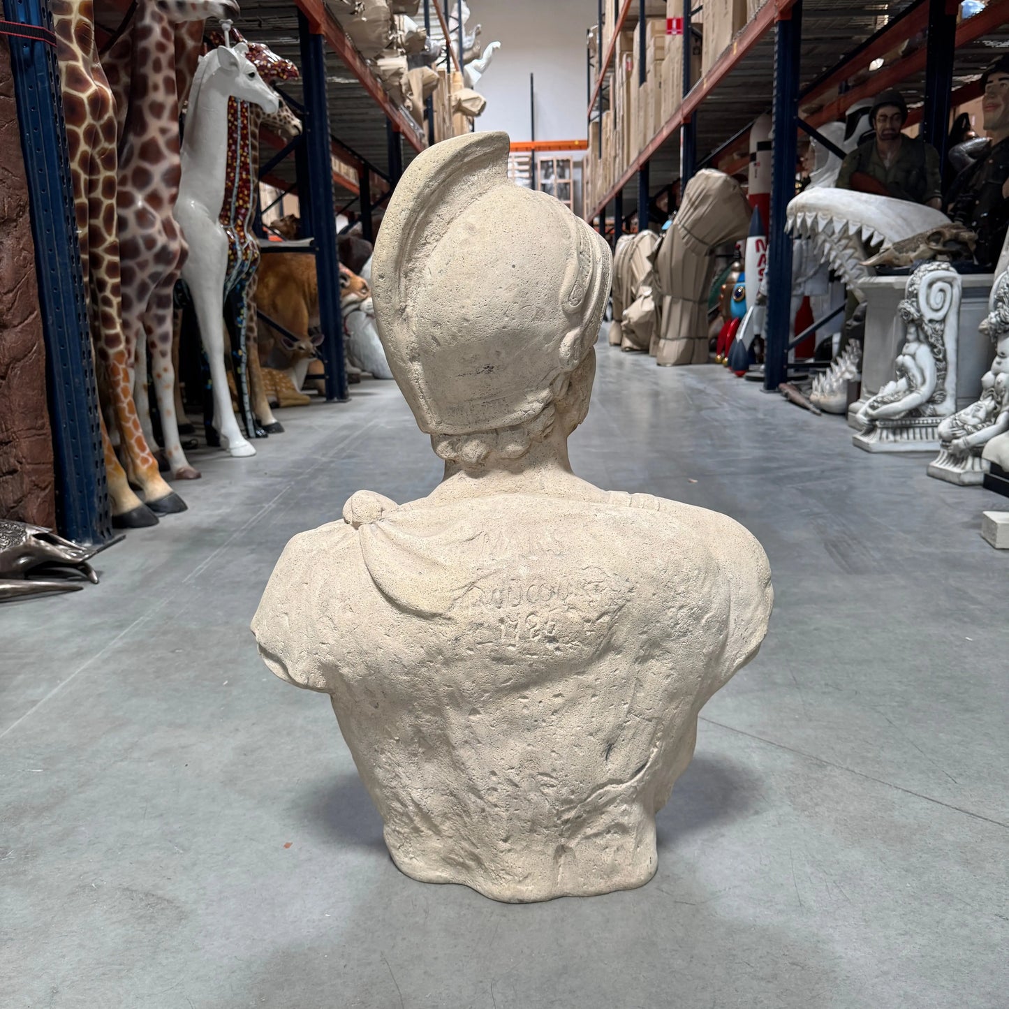 Mars Stone Bust Statue M0201-160272-H