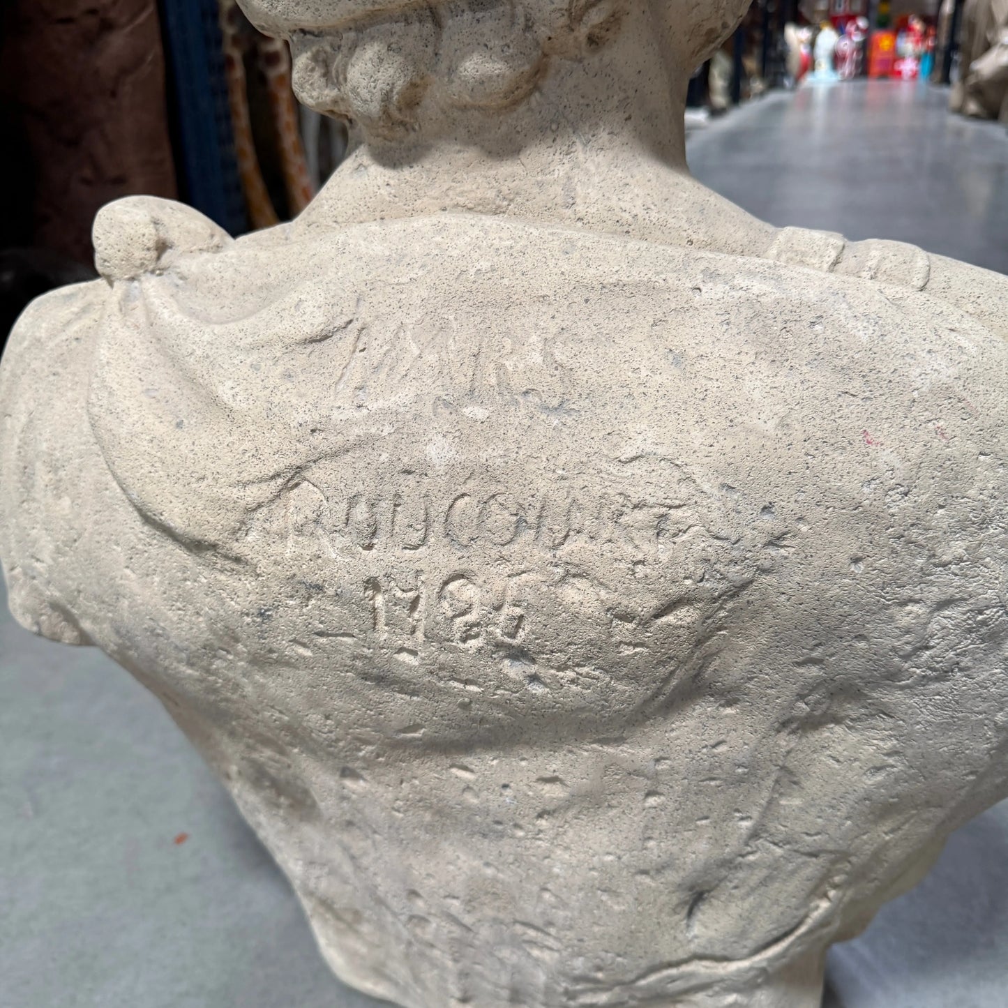 Mars Stone Bust Statue M0201-160272-H
