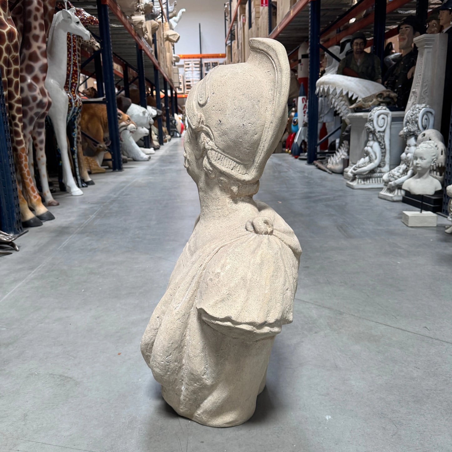 Mars Stone Bust Statue M0201-160272-H