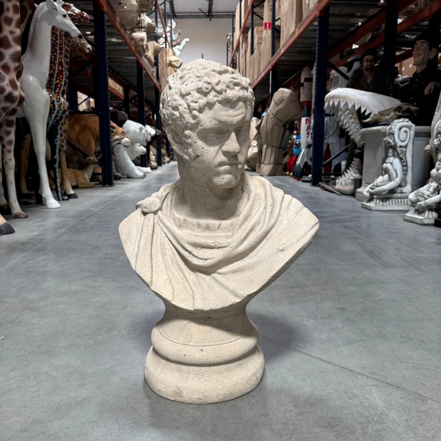 Nero Stone Bust Statue M0207-160276-H