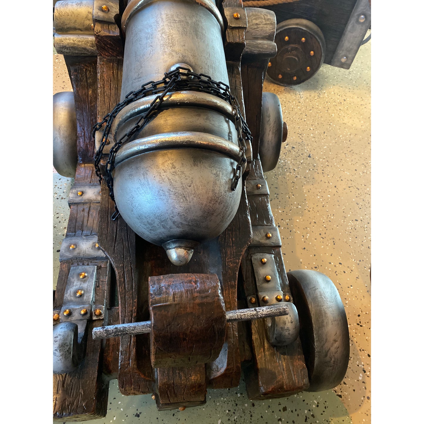 Pirate Cannon Life Size Statue