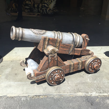 Pirate Cannon Life Size Statue