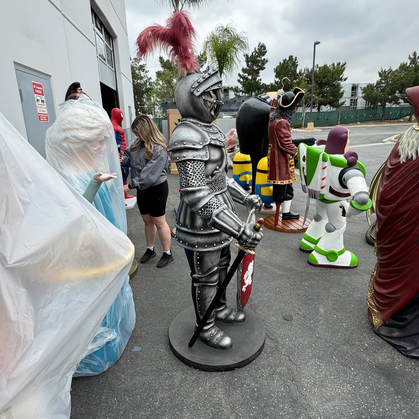 Knight In Armor Life Size Statue