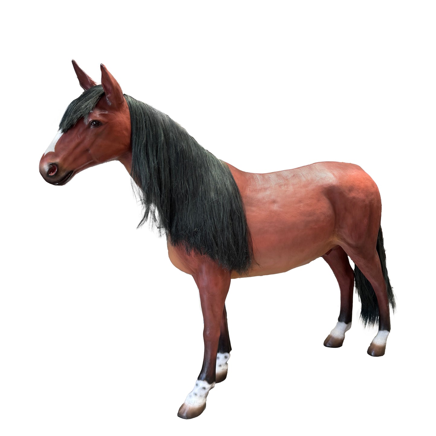 Brown Horse Statue