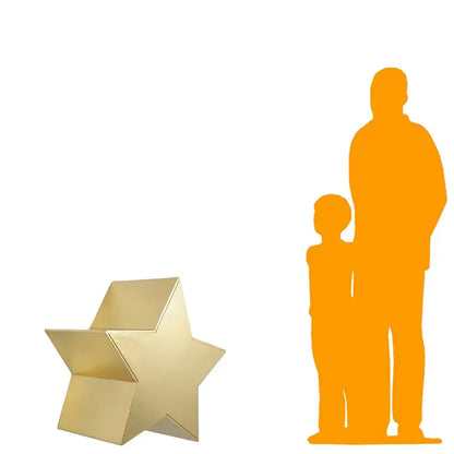 Gold Star Table and Wall Decor Statue F0234G-170018-H
