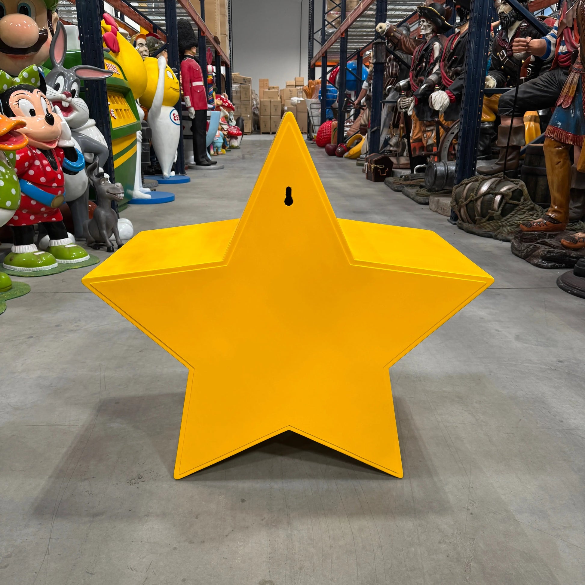 Yellow Star Cartoon Table and Wall Decor Statue F0234Y-170018-H