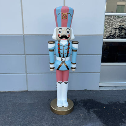 Pastel Nutcracker Life Size Christmas Statue S0110P-170046-H