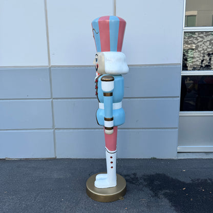 Pastel Nutcracker Life Size Christmas Statue S0110P-170046-H