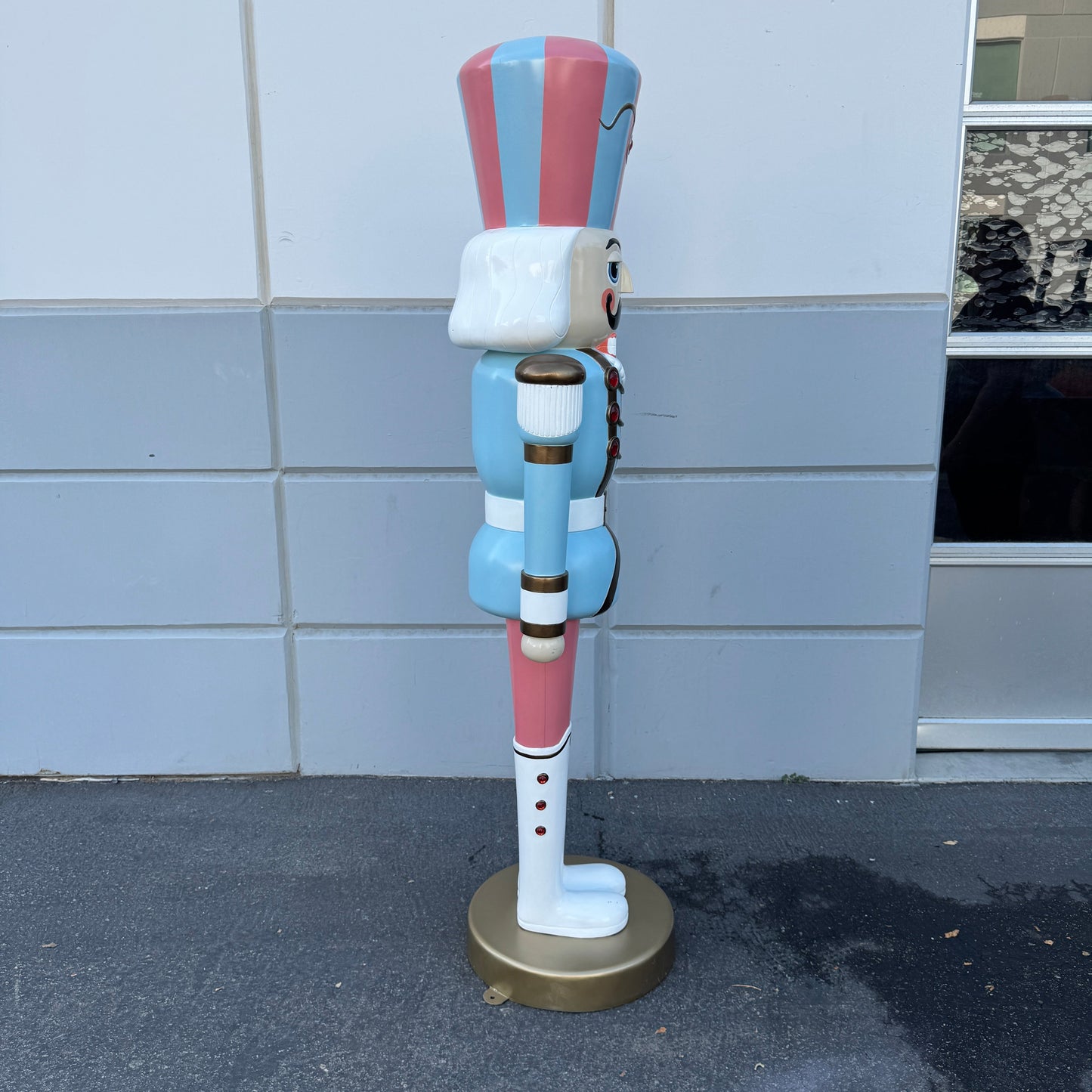 Pastel Nutcracker Life Size Christmas Statue S0110P-170046-H