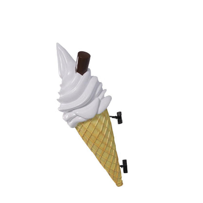 Vanilla Hanging Soft Serve Ice Cream Statue - LM Treasures Prop Rentals 