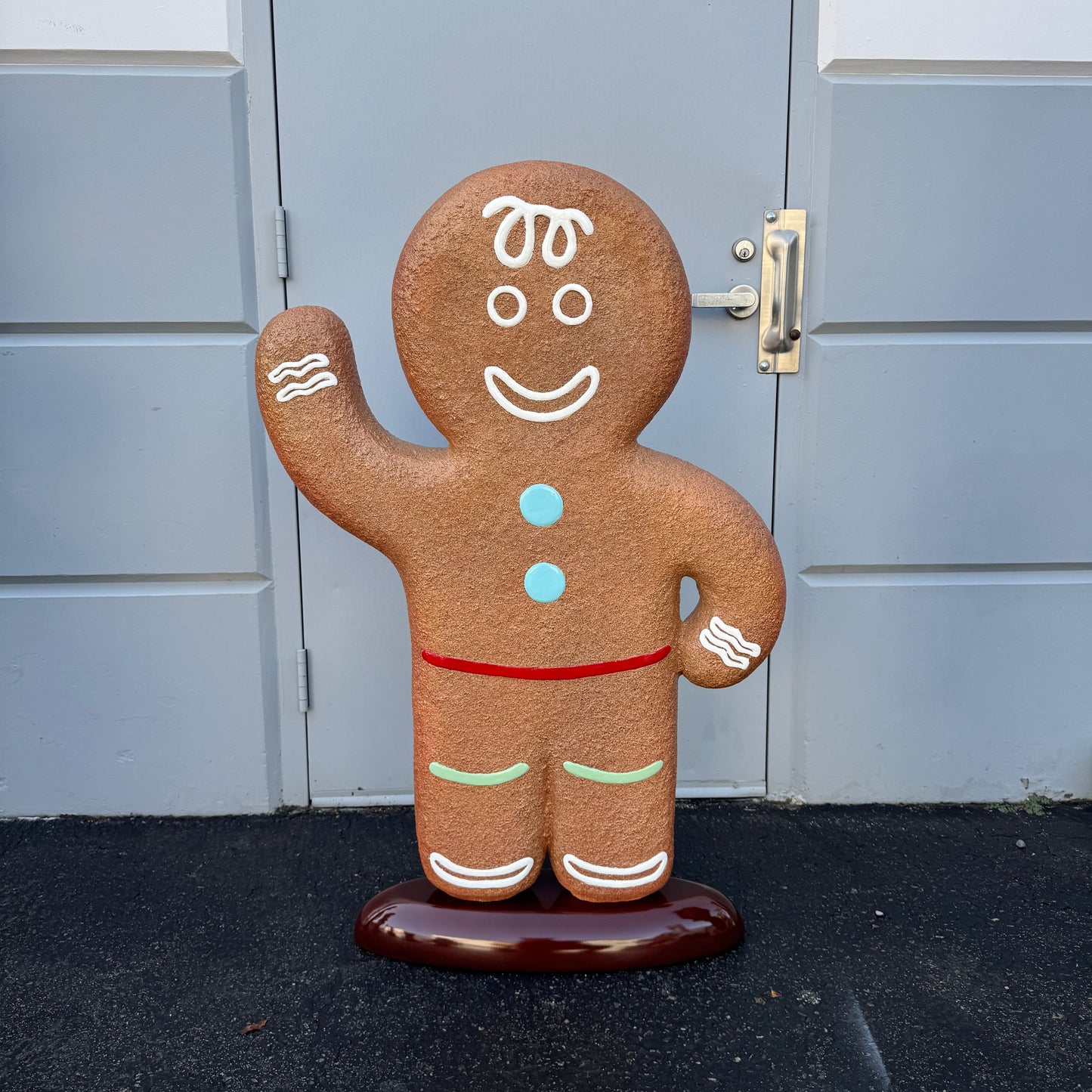 Boy Gingerbread Cookie Statue S0111-170058-H