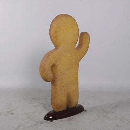 Boy Gingerbread Cookie Statue S0111-170058-H