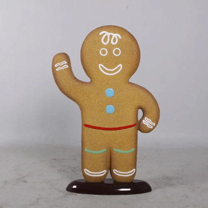 Boy Gingerbread Cookie Statue S0111-170058-H