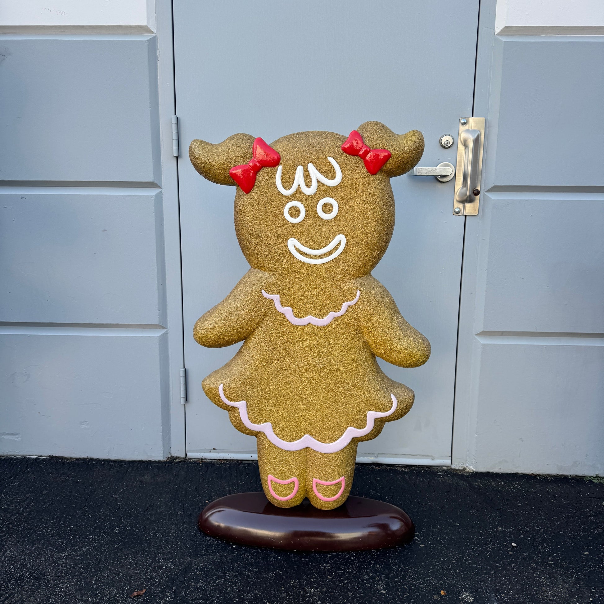 Girl Gingerbread Cookie Statue S0112-170059-H