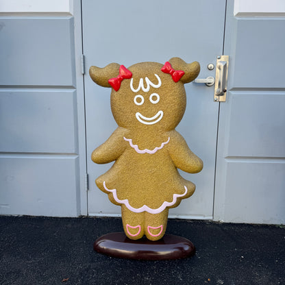 Girl Gingerbread Cookie Statue S0112-170059-H