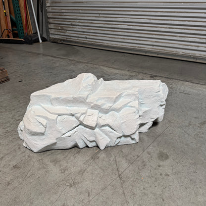 Small White Siji Rock Statue
