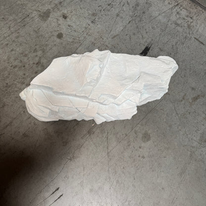 Small White Siji Rock Statue