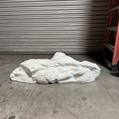 Medium White Siji Rock Statue