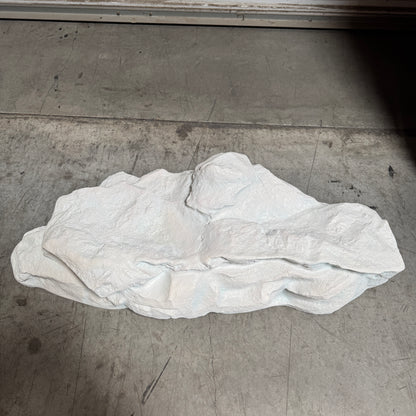 Medium White Siji Rock Statue