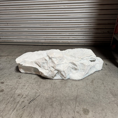 Medium White Siji Rock Statue