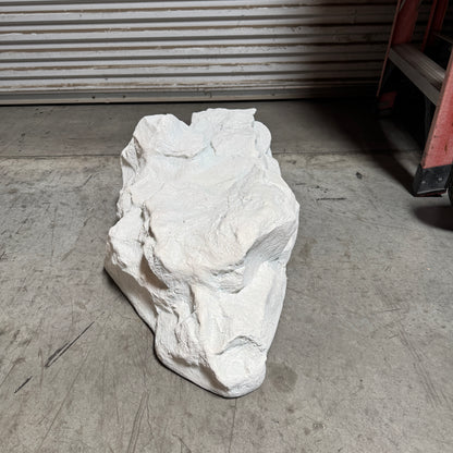 Medium White Siji Rock Statue
