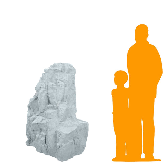 Large White Siji Rock Statue