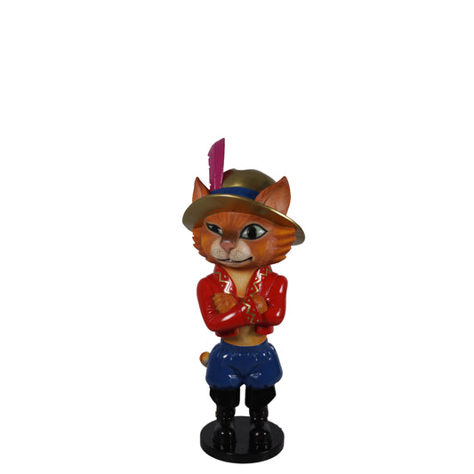 Comic Cat Standing Life Size Statue