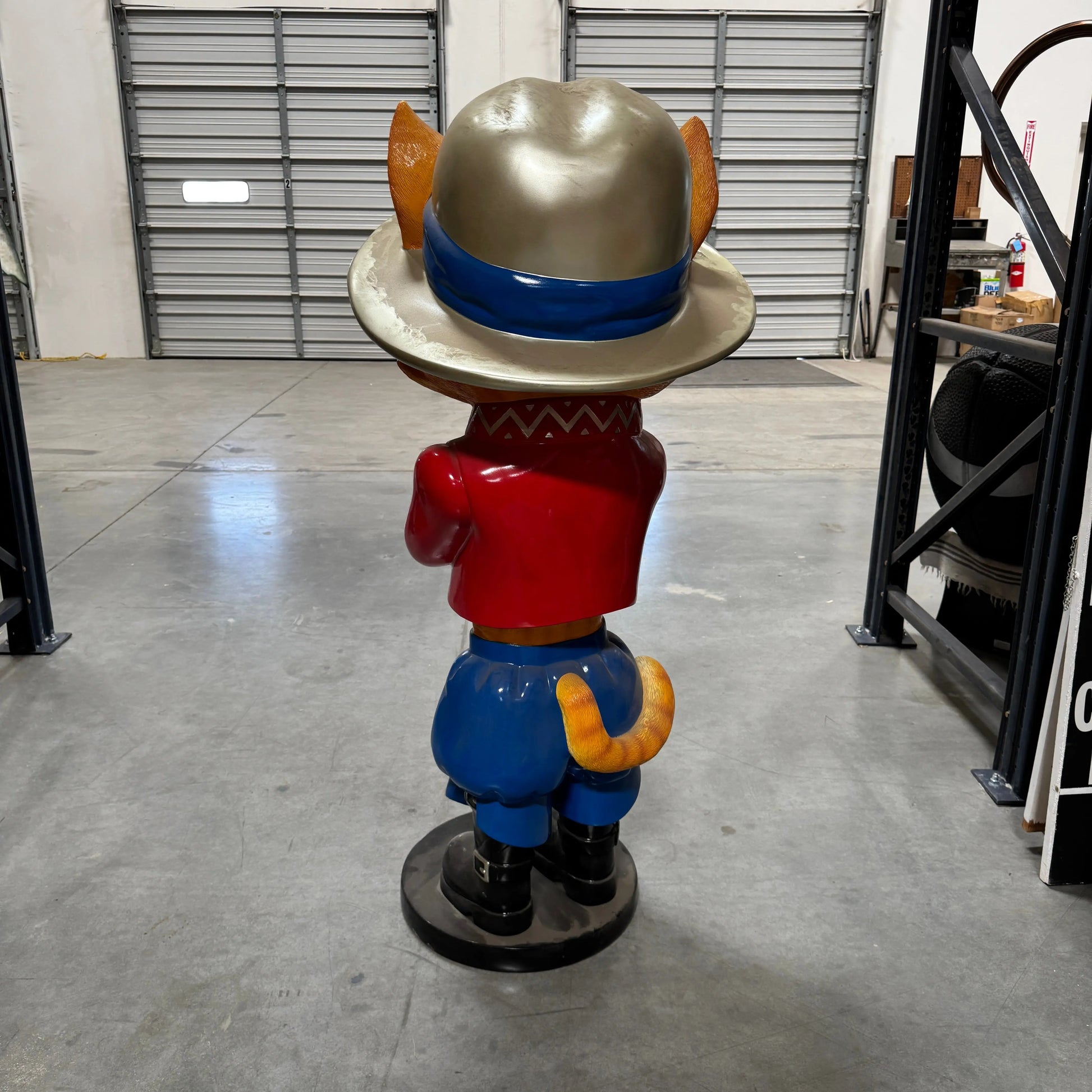 Comic Cat Standing Life Size Statue A0715-170149-H