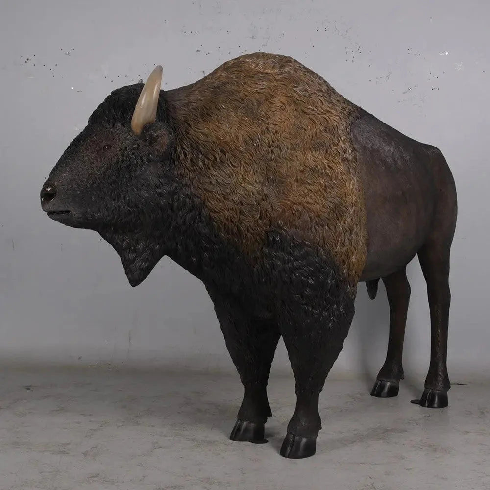 American Bison Prop Decor Statue A0645-170229-H