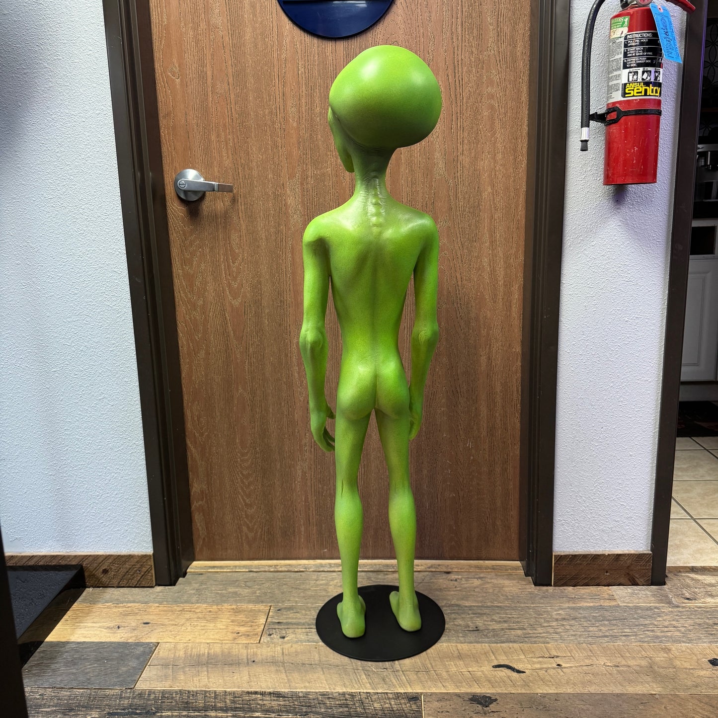 Green Alien Roswell Life Size Statue