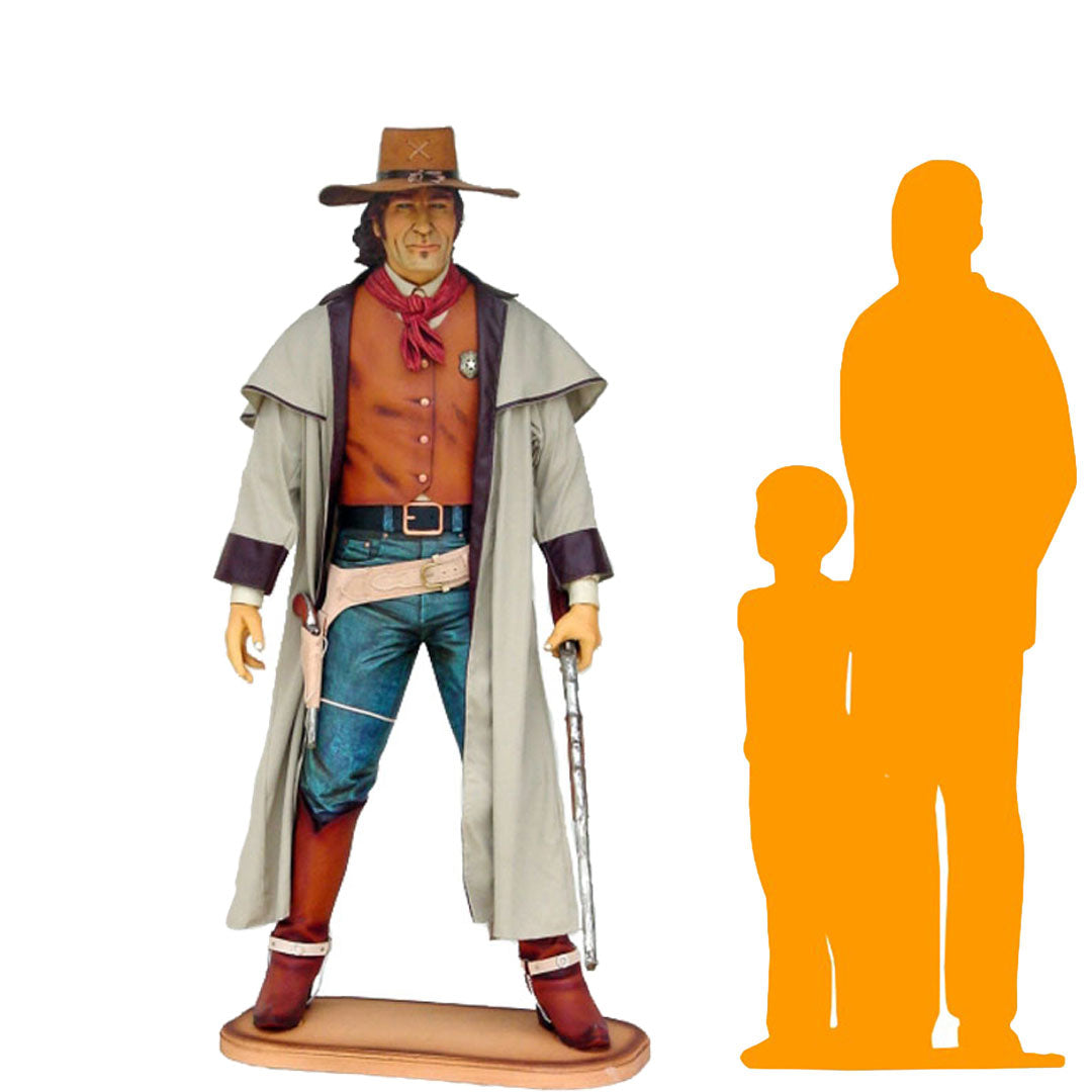 Cowboy Bounty Hunter Statue