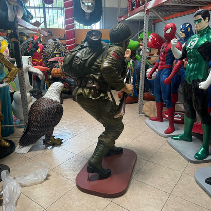 American Soldier Life Size Statue