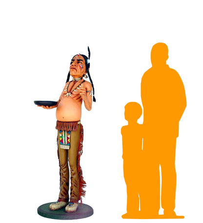 Indian Butler Life Size Statue