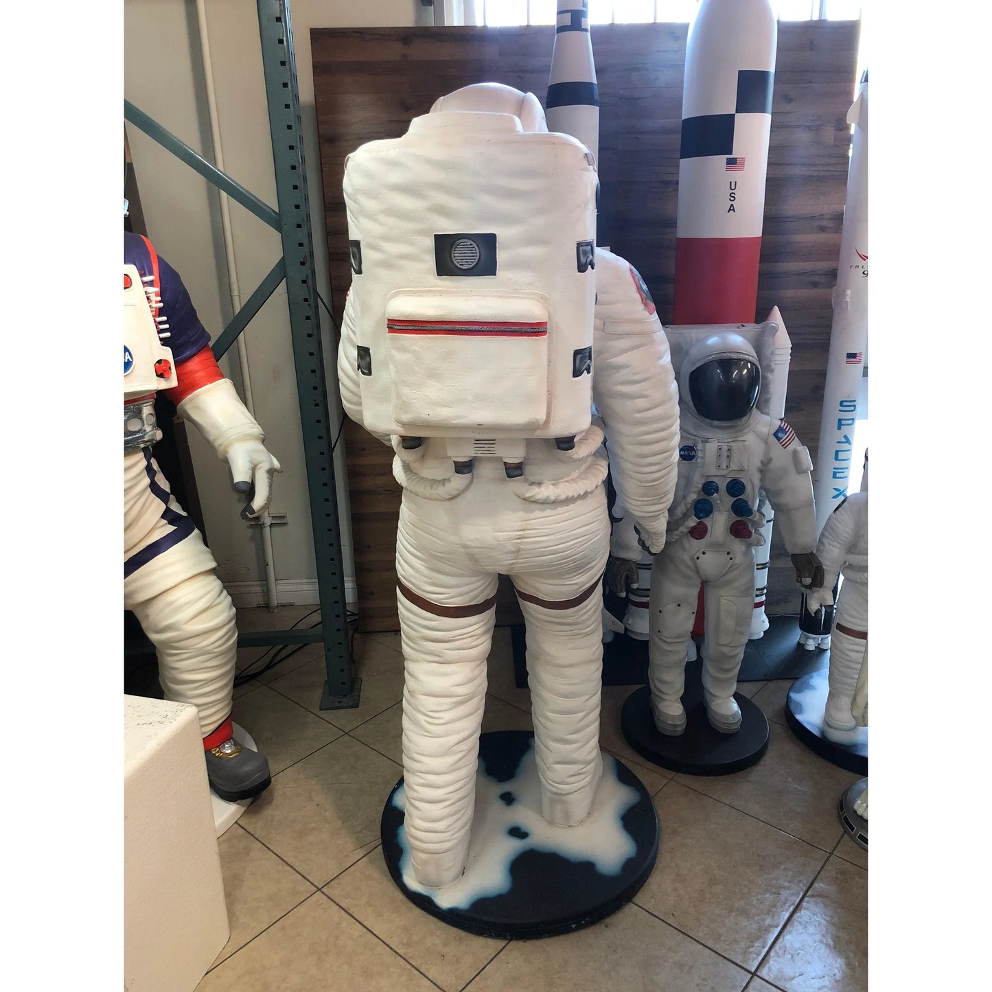 Astronaut Walking Life Size Statue