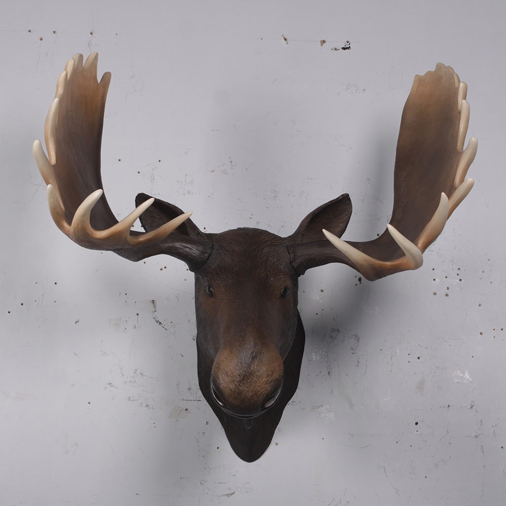 Moose Head Life Size Statue