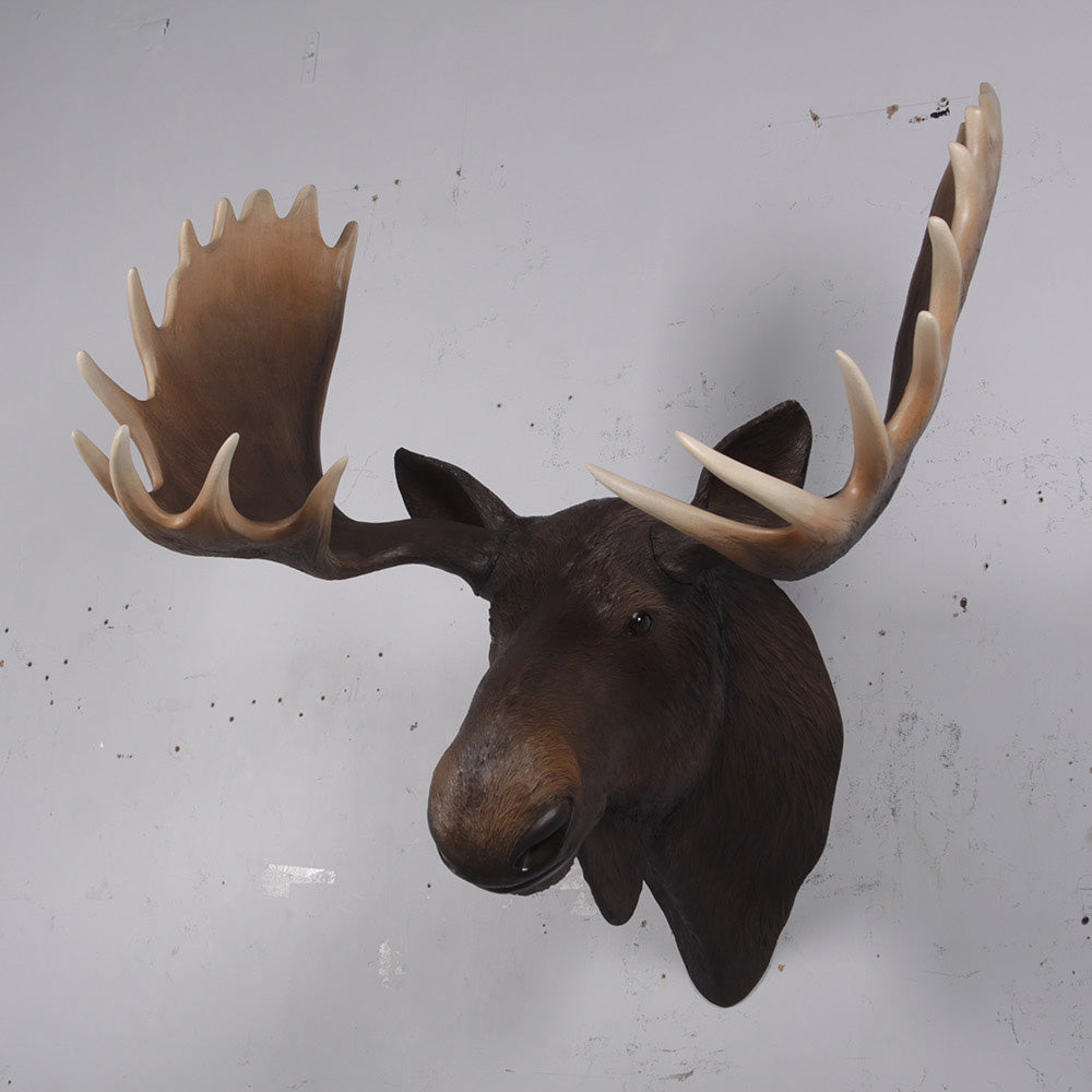 Moose Head Life Size Statue