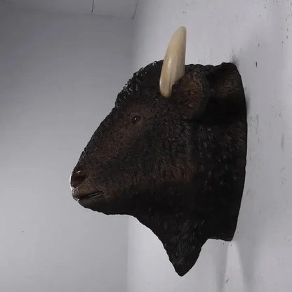 Buffalo American Bison Head Life Size Statue A0737-180039-H