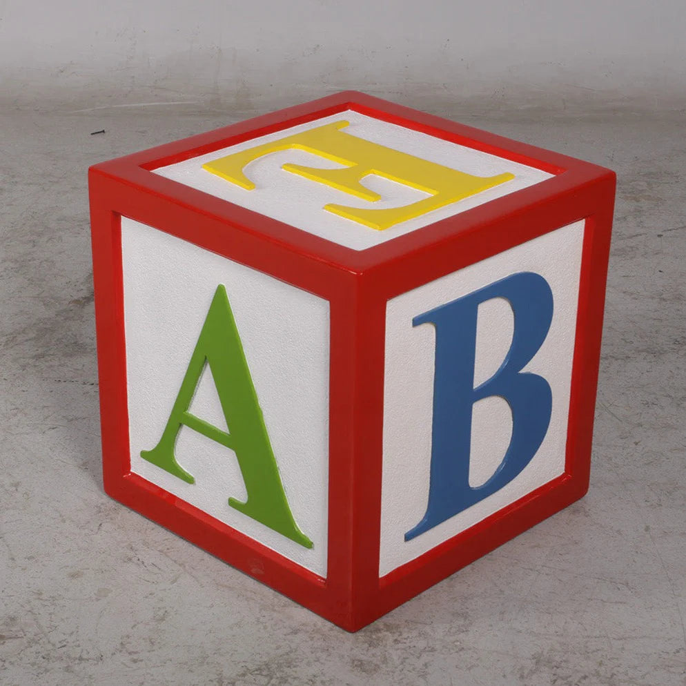 Letter Block Statue